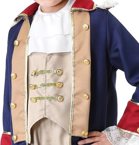 TOONRAIN Washington Costume -George Washington Costume kids Halloween in Saudi Arabia