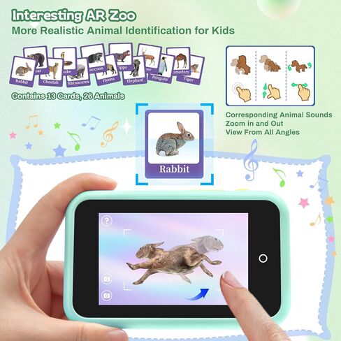 Kids Smart Phone Toy for Girls Boys,Kids Toys Cell Phone, Toddler Smart Phone Learning Toys with Dual Camera, Game, Music Player,Christmas Birthday Gifts for Kids Ages 3-12 in Saudi Arabia