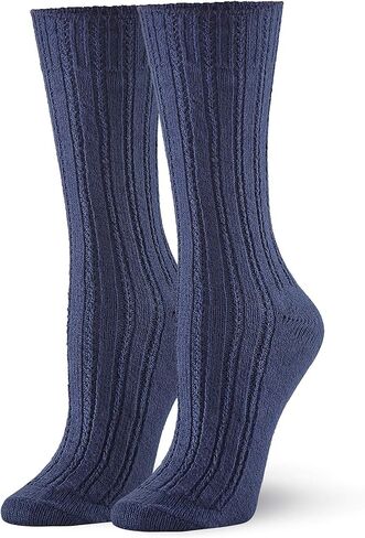 HUE Women's Temp Tech Tuck Stitch Ribbed Sock in Saudi Arabia