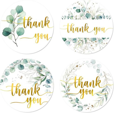 Whaline 1000Pcs Merry Christmas Gold Foil Stickers Roll Holly Berry Watercolor Seal Stickers Xmas Greenery Self-Adhesive Decals for Envelope Journal Party Decor, 4 Designs in Saudi Arabia