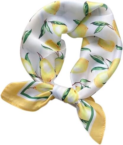 Floerns Women's Cheetah Print Silk Square Scarf Headscarf Hair Scarf Hair Kerchief in Saudi Arabia
