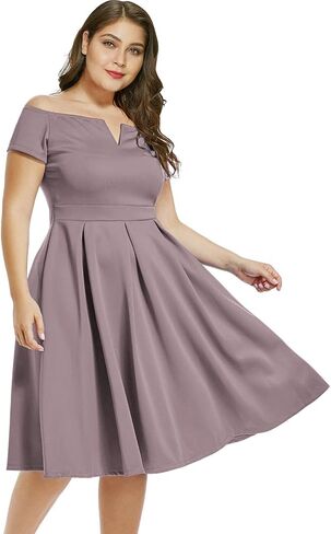 Lalagen Women's Plus Size Vintage 1950s Cocktail Cocktail Wedd in Kuwait