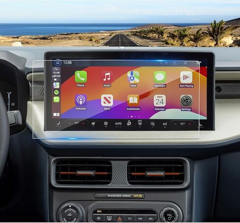 2022 2023 2024 واقي شاشة Maverick لـ Ford Maverick (XL/XLT/Lariat) شاشة لمس SYNC® 3 مقاس 8 بوصات، زجاج مقسى 9H 2024 2023 ملحقات Maverick Hybrid طبقة حماية شفافة عالية الدقة 8 بوصات in Saudi Arabia