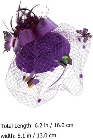 1pc Butterfly Hat Headband Flower Hair Accessories Women Hair Accessories Ladies Headbands Vintage Hair in Saudi Arabia