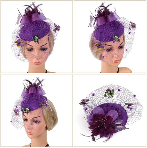 1pc Butterfly Hat Headband Flower Hair Accessories Women Hair Accessories Ladies Headbands Vintage Hair in Saudi Arabia