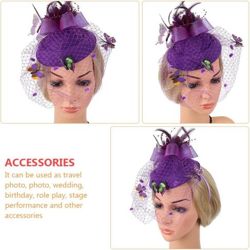 1pc Butterfly Hat Headband Flower Hair Accessories Women Hair Accessories Ladies Headbands Vintage Hair in Saudi Arabia