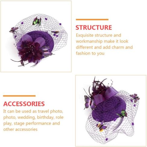 1pc Butterfly Hat Headband Flower Hair Accessories Women Hair Accessories Ladies Headbands Vintage Hair in Saudi Arabia