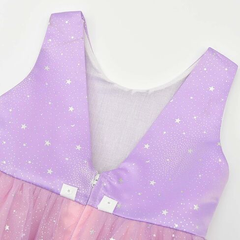 Uhnice Flower Girl Dress Sparkle Ball Gown Bridesmaid Tulle Dresses for Wedding Birthday Party Pageant in Kuwait