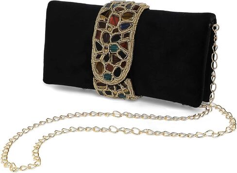Aheli Clutch يحافظ على هدية للنساء مصنوعة يدويًا لحفلة الأزياء الأزياء الأنيقة in Saudi Arabia