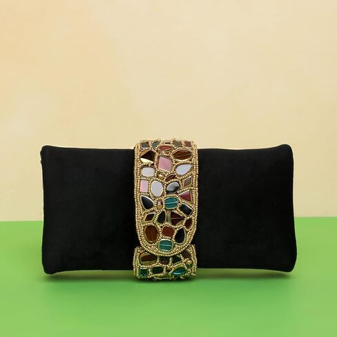 Aheli Clutch يحافظ على هدية للنساء مصنوعة يدويًا لحفلة الأزياء الأزياء الأنيقة in Saudi Arabia