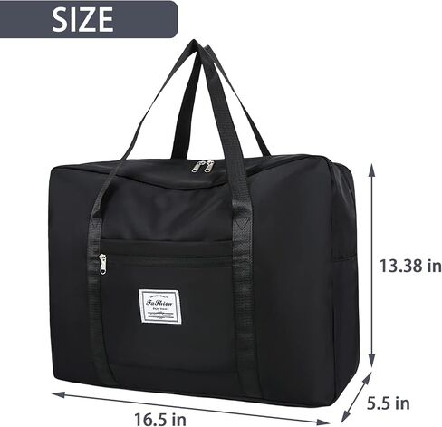 INVODA Travel Duffel Bag For Women and Men Waterproof Expandable Weekender Overnight Bag Carry on Tote Bag Dry Wet Separation Swim Sports Travel Gym Bag (Light Pink) in Kuwait