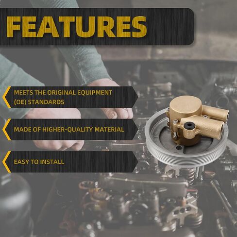Dasbecan 21212799 مضخة مياه البحر متوافقة مع فولفو بنتا 4.3 5.7 V8 V6 OE استبدال 3812519 بالعمود المرفقي مثبت in Saudi Arabia
