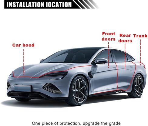 10M Car Edge Protector - Anti-Collision Guard, No Glue, Auto Trim (Black) in Kuwait