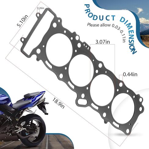 حشية رأس الأسطوانة لـ Yamaha YZF-R1 2004-2008 YZF-R1 LE 2006 5VY-11181-00-00 in Saudi Arabia
