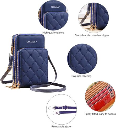 Crossbody for Women, Trendy Small Phone Purse with Secure Card Slots, Lightweight Card wallet in Saudi Arabia