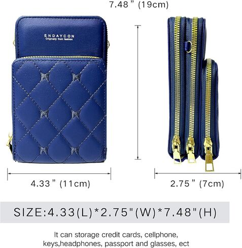 Crossbody for Women, Trendy Small Phone Purse with Secure Card Slots, Lightweight Card wallet in Saudi Arabia