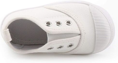 Toddler Girls Boys Canvas Shoes Lightweight Breathable Sneakers Washable Strap for Walking in Saudi Arabia