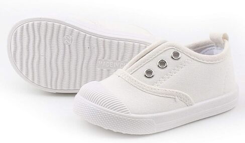 Toddler Girls Boys Canvas Shoes Lightweight Breathable Sneakers Washable Strap for Walking in Saudi Arabia