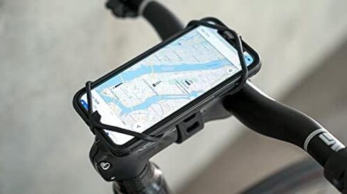 H6 Spyder Team PRO Bicycle Key Silicone Mobile Phone Holder, Black in Kuwait