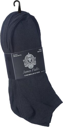 JAMES FIALLO Men's 20 Pairs Classy Extra Lightweight Colorful Patterned Low Cut/No Show Socks in Saudi Arabia