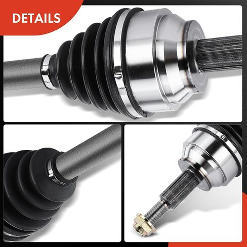 A-Premium CV Axle Goxbly Assembly متوافقة مع Dodge Durango 2012-2021 و Jeep Grand Cherokee 2014-2021 ، 3.0L 3.6L 5.7L ، RWD ، الخلفية اليسرى أو اليمين ، استبدل# 52123524AA ، 52123524AB in Kuwait