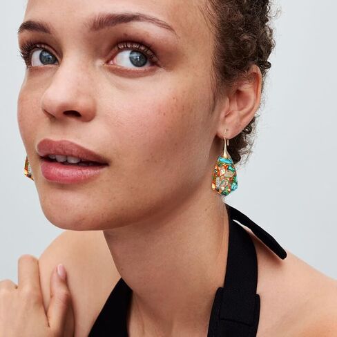 Natural Stone Earrings Multishape Dangle Drop Earrings Boho Stone Earring for Women in Kuwait