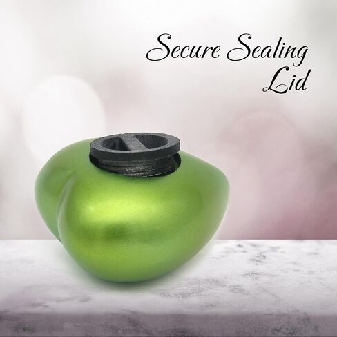 Heart Urn for Human Ashes - Mini Cremation Urn with Easy Secure Lid Opening - Keepsake Urn with Durable Stand for Loved One Ashes in Saudi Arabia