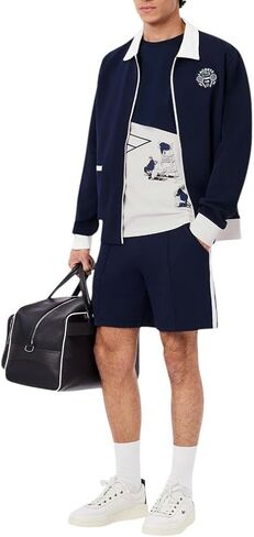 Lacoste Men's Tennis Heritage Graphic T-Shirt in Saudi Arabia