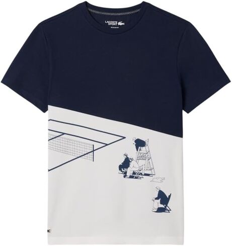 Lacoste Men's Tennis Heritage Graphic T-Shirt in Saudi Arabia