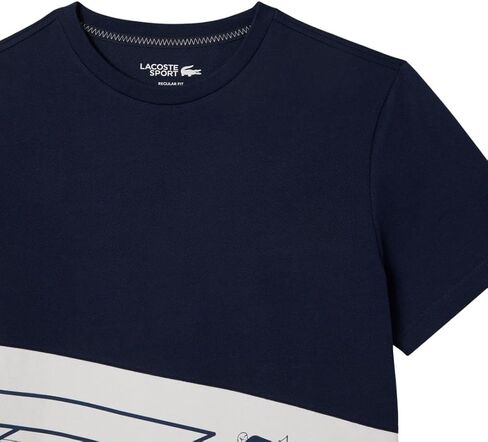Lacoste Men's Tennis Heritage Graphic T-Shirt in Saudi Arabia