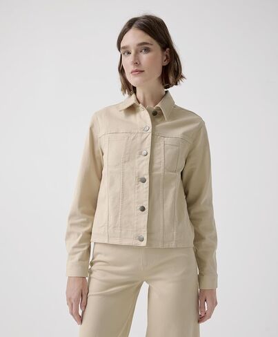 Pact Organic Cotton Women's Stretch Denim Jacket in Saudi Arabia