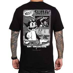 Sullen Men's Take Forever Artist Series Tattoo Lifestyle Graphic Premium Short Sleeve Tee Black