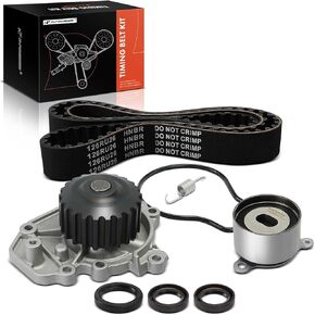 A-Premium Engine Timing Belt Kit with Water Pump Compatible with Acura Integra 1994 1995 - DOHC 1.8L