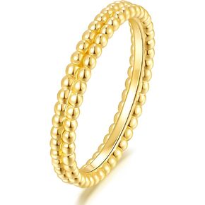 14K Gold rings for Women Timeless Simplicity 14K Gold Dainty Rings for Women With a Sense of Design 5-9