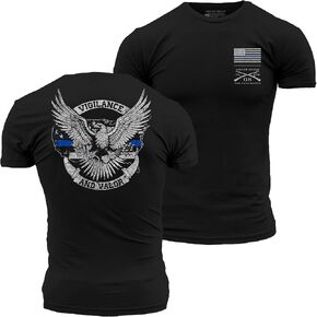 Grunt Style Vigilance and Valor Men's T-Shirt