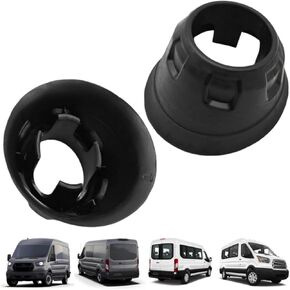 2 Pack Rear Cargo Door Bumper Magnet Stop Cover Compatible with Ford Transit 150/250/350/350HD E-Transit (2015-2023) Tailgate Bumper Cover Support Rail Insulator Replaces BK3Z-16758-AC, BK3Z-16758-AB