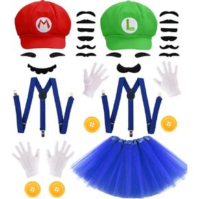 Halloween Costumes for Adults Couples - 2 Person Duo Costume Party Cosplay Set - Matching Costumes for Men Women