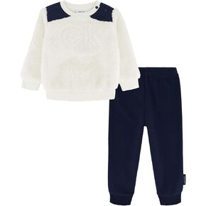 Calvin Klein Girls 2pc مجموعة الركض متماسكة