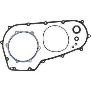 Primary Gasket Kit for Harley Davidson Softail Dyna FXD FLSTF FXST 2006-2017 Includes Inner Primary Oil Seals Derby Cover Gasket Replace 34934-06 17369-06 34901-07 63859-95B