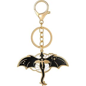 4th Merch Dragon Keychain Dragon Wing Merchandise Enamel Key Chain Accessories Book Lovers Gifts For Fans Teen Girls Women Gift