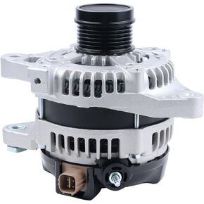 Alternator 80A 12V 4-Groove Clutch Pulley Compatible with 2006-2014 Toyota Yaris,L4 1.5L,Replace 104210-8180
