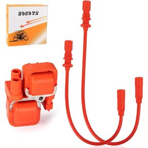 Ignition Coil & Spark plug Wire Cap for Polaris Scrambler Sportsman 850 1000 2012-2024