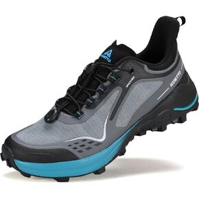 HUMTTO Men's Hiking Sneakers Quick Lace Lightweight Trail Running Shoes Breathable Outdoor Walking Shoes in Kuwait