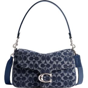 Coach Soft Tabby Shoulder Bag in Signature Denim, LH/Deep Blue Multi