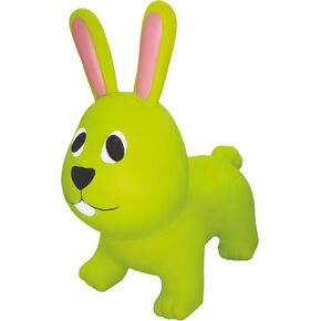 GERARDO'S Toys - Kids Bouncy Animal Hopper - Grey Dog | 22 x 11.5 x 19.3 in | Toys for Toddler Girls & Boys | Toddler Bouncy Animal Includes Hand Pump