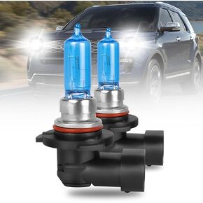 Halogen Headlight Bulbs For FORD EXPLORER 2011 2012 2013 2014 2015 9005/HB3 High Beam/Low Beam, 5500K White Light Car Replacement Headlight Blubs, 2 Pack