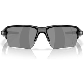 Oakley Men's OO9488 Flak 2.0 XXL Rectangular Sunglasses, Polished Black/Prizm Black Polarized, 63 mm