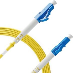 كابل تصحيح الألياف BEYONDTECH SC/APC إلى SC/APC أحادي الوضع البسيط - 10 متر (32.8 قدم) - 9/125um OS2 100G / 3.0 مم LSZH غير حساس (عبوة واحدة) سلسلة كابل PureOptics