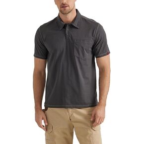 Wrangler Men's Short-Sleeve Performance Knit Polo Work Shirt