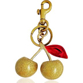 Cherry Bag Charm Purse Handbag Charm Cherry Car Accessories KeyChain Gift for Women Mothers Day Christmas Valentine